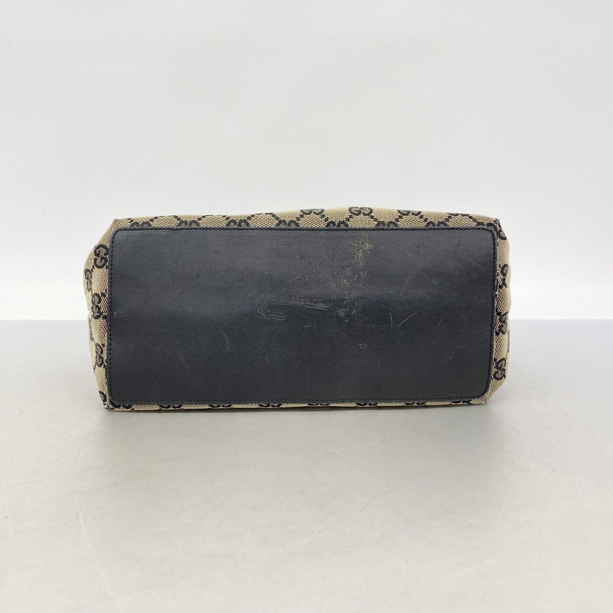 Gucci Tote GG Canvas 002 Beige Black Champagne Gold — view 3