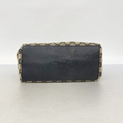 Gucci Tote GG Canvas 002 Beige Black Champagne Gold — view 3