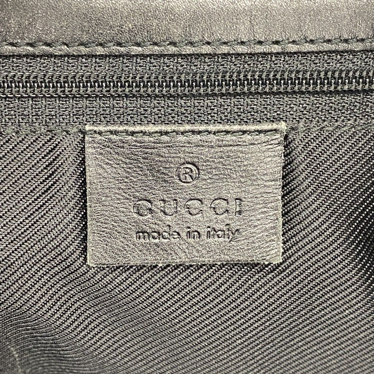 Gucci Tote GG Canvas 002 Beige Black Champagne Gold — view 5