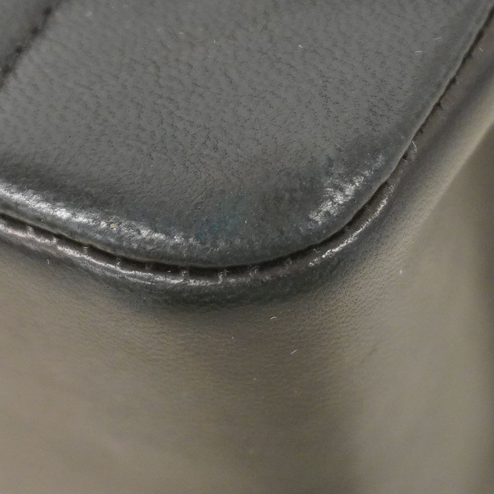 Chanel Shoulder Bag Mademoiselle Lambskin Black Gold — view 6