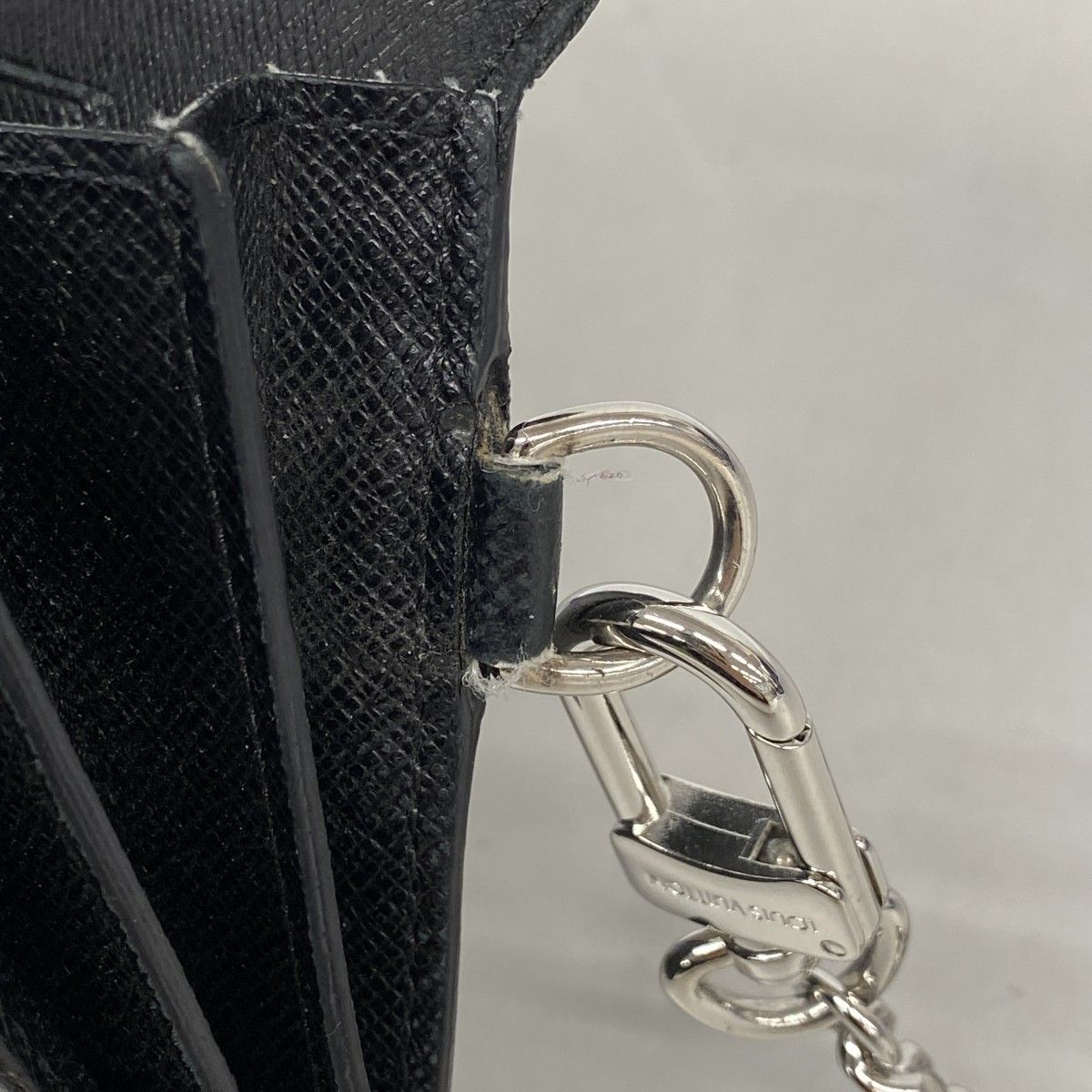 Louis Vuitton Wallet Damier Graphite Portefeuille Accordion Black Gray — view 7