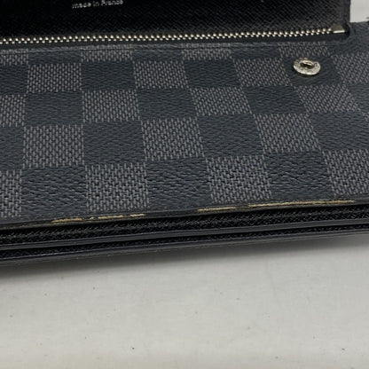 Louis Vuitton Wallet Damier Graphite Portefeuille Accordion Black Gray — view 5