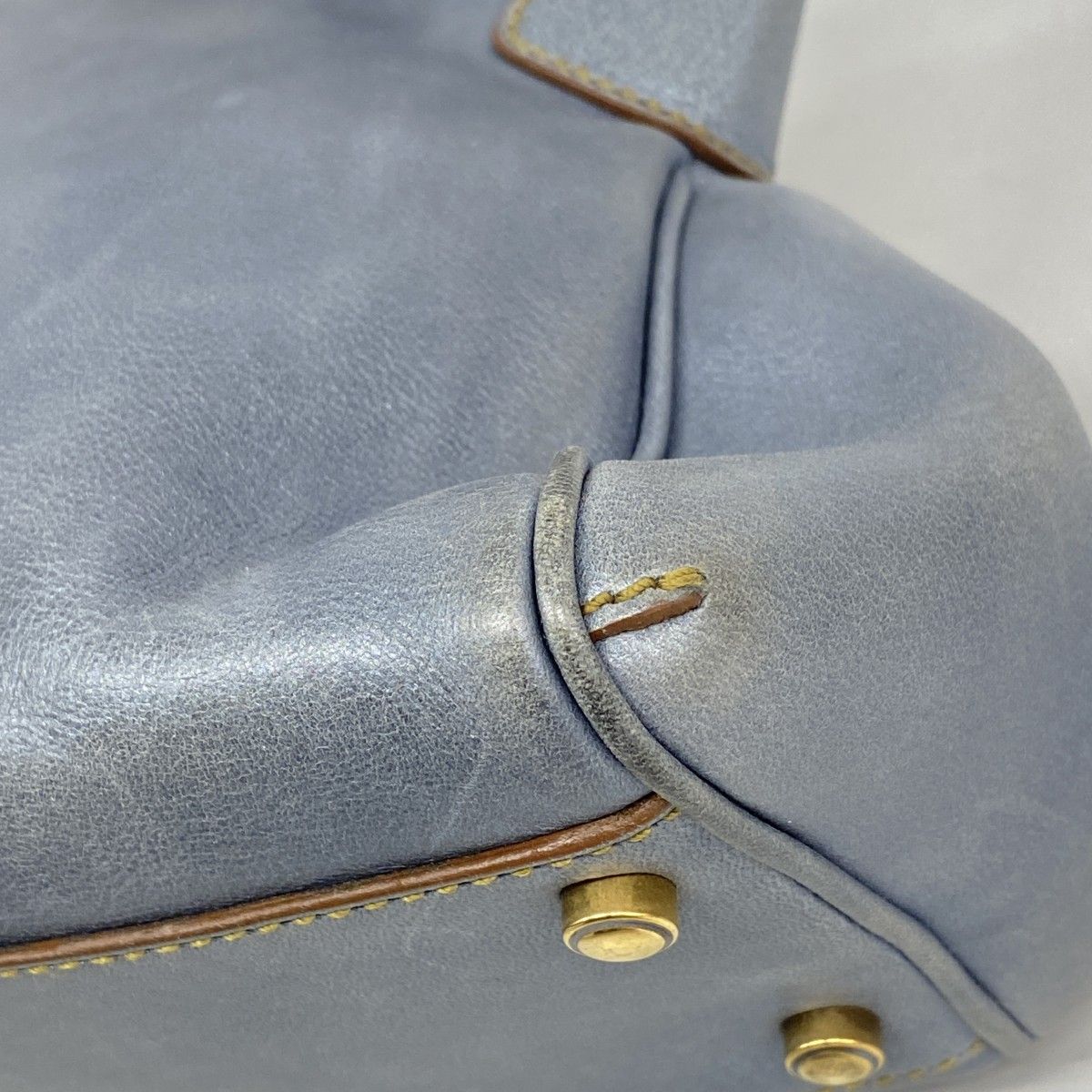 Cartier Handbag Multi Ero Leather Blue Gold — view 7