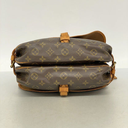 Louis Vuitton Shoulder Bag Monogram Saumur 30 Brown — view 3