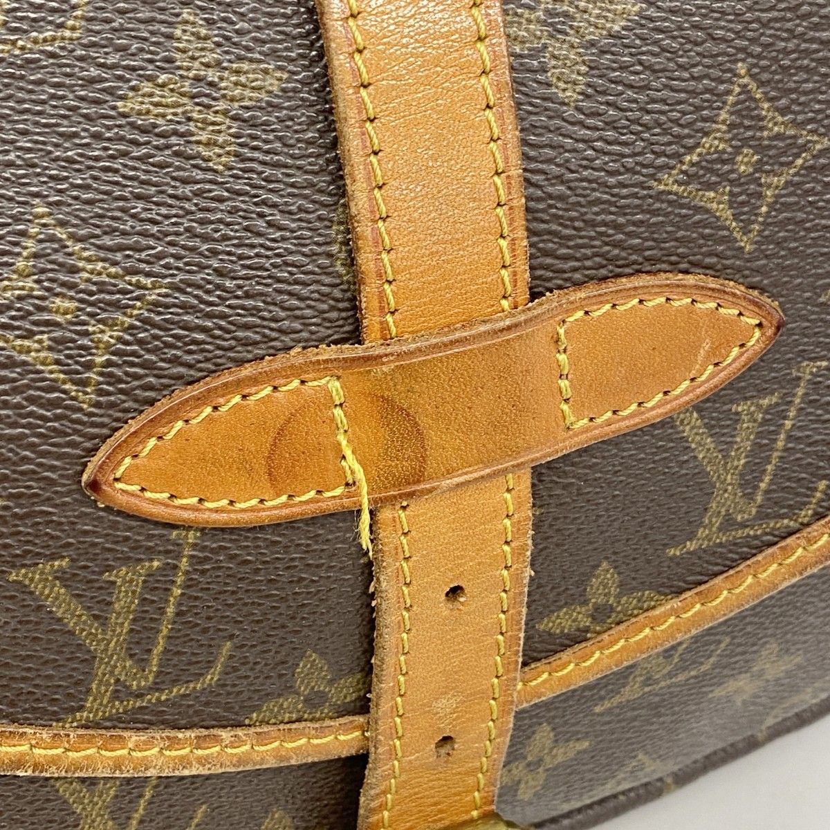 Louis Vuitton Shoulder Bag Monogram Saumur 30 Brown — view 7