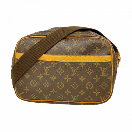 Louis Vuitton Shoulder Bag Monogram Reporter PM Brown