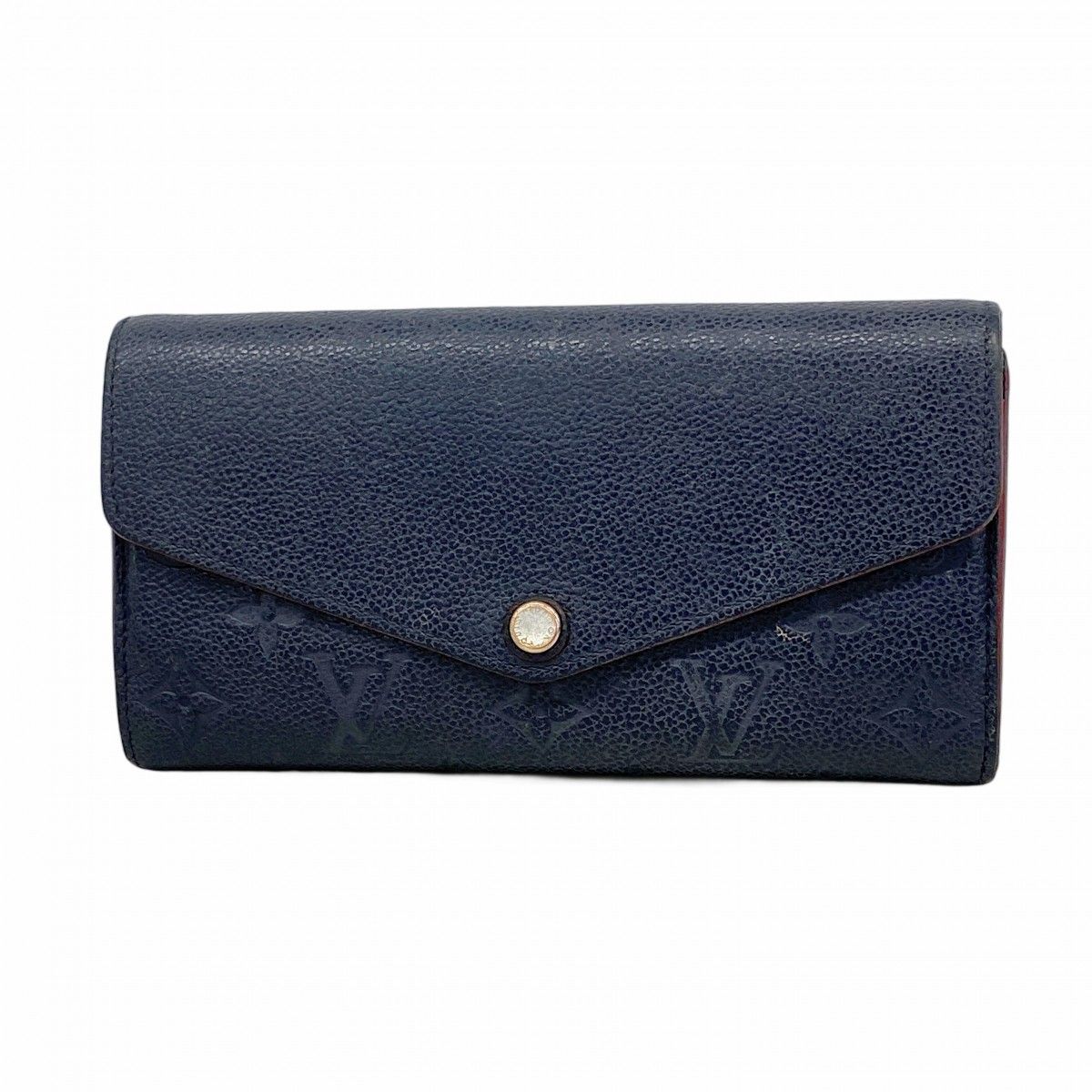 Louis Vuitton Wallet Monogram Empreinte Portefeuille Sarah Marine