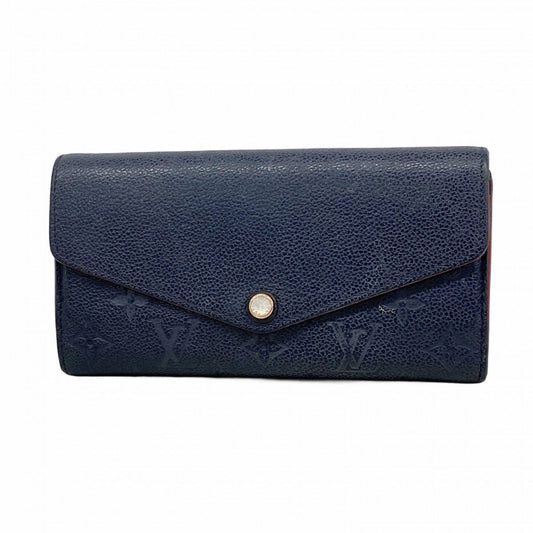 Louis Vuitton Wallet Monogram Empreinte Portefeuille Sarah Marine