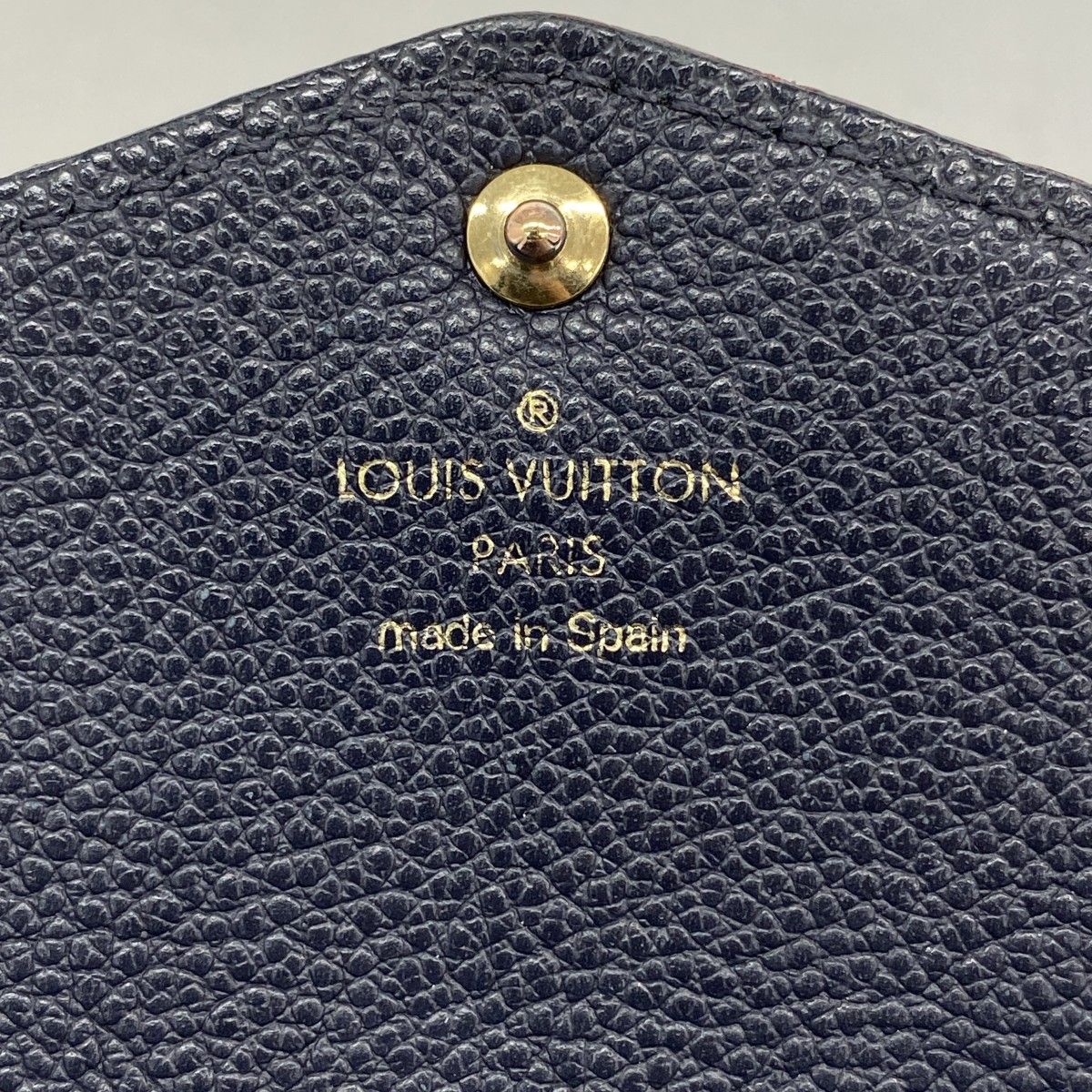 Louis Vuitton Wallet Monogram Empreinte Portefeuille Sarah Marine — view 4