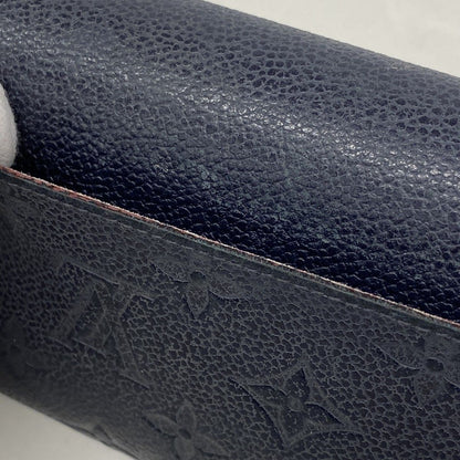 Louis Vuitton Wallet Monogram Empreinte Portefeuille Sarah Marine — view 9