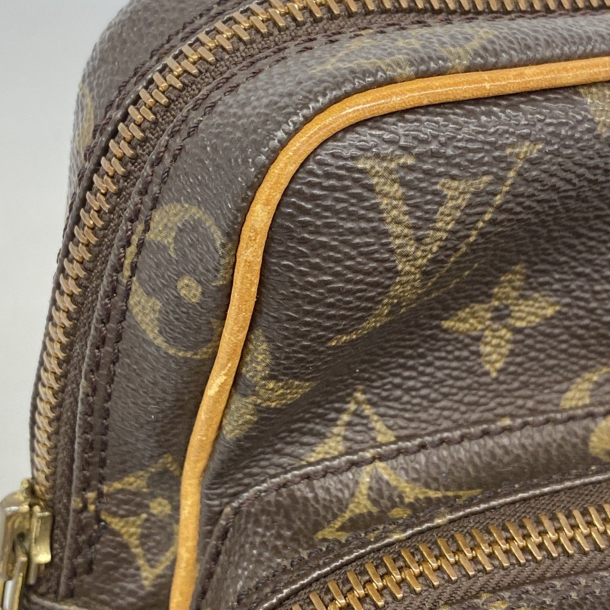 Louis Vuitton Shoulder Bag Monogram Mini Amazon Brown — view 8