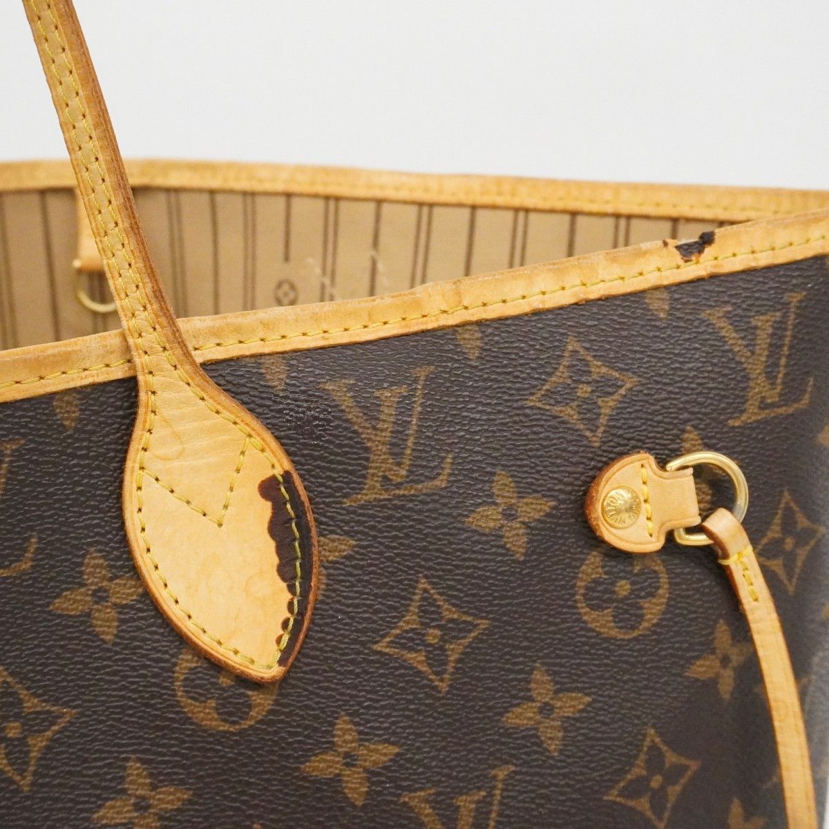 Louis Vuitton Tote Monogram Neverfull MM Brown — view 7