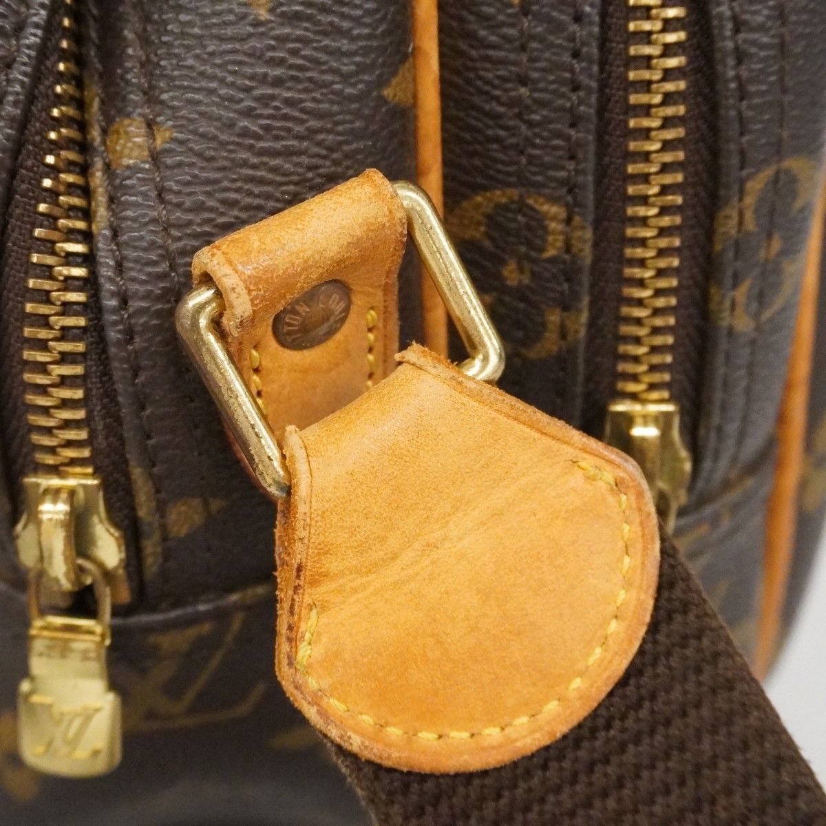 Louis Vuitton Shoulder Bag Monogram Reporter PM Brown — view 9