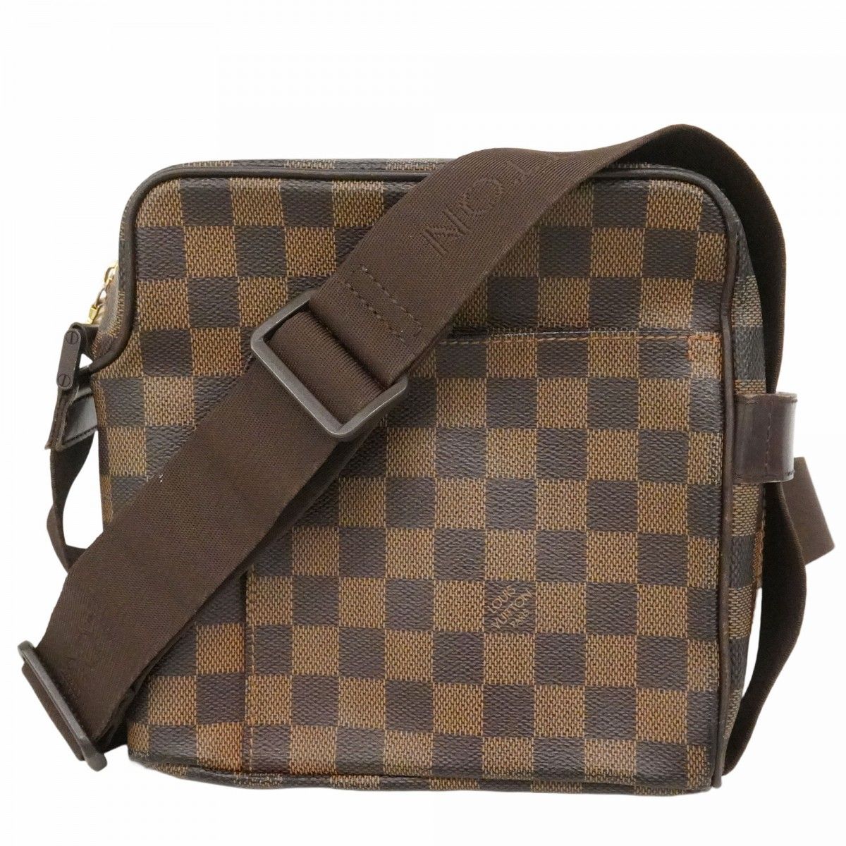 Louis Vuitton Shoulder Bag Damier Olaf PM Ebene