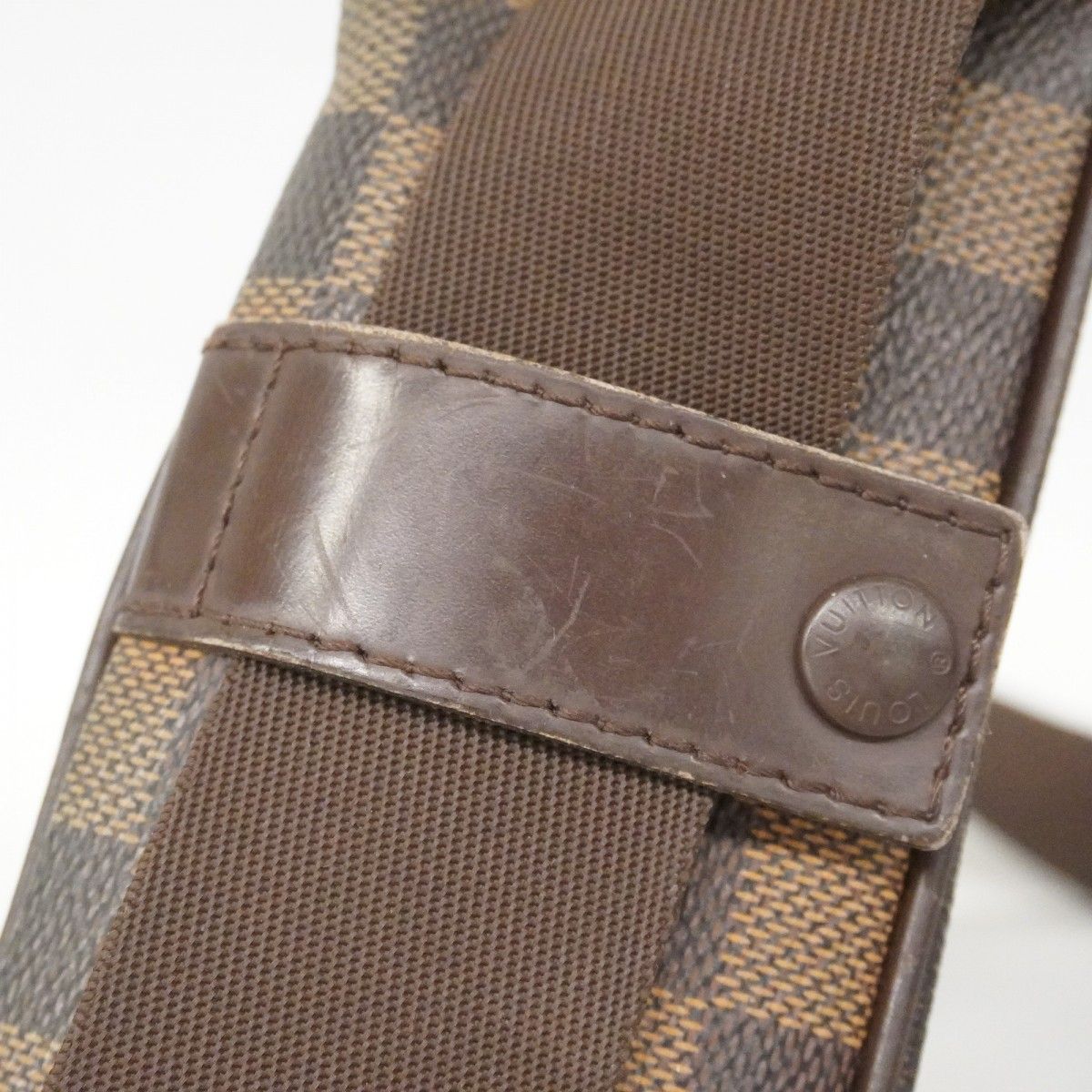 Louis Vuitton Shoulder Bag Damier Olaf PM Ebene — view 7