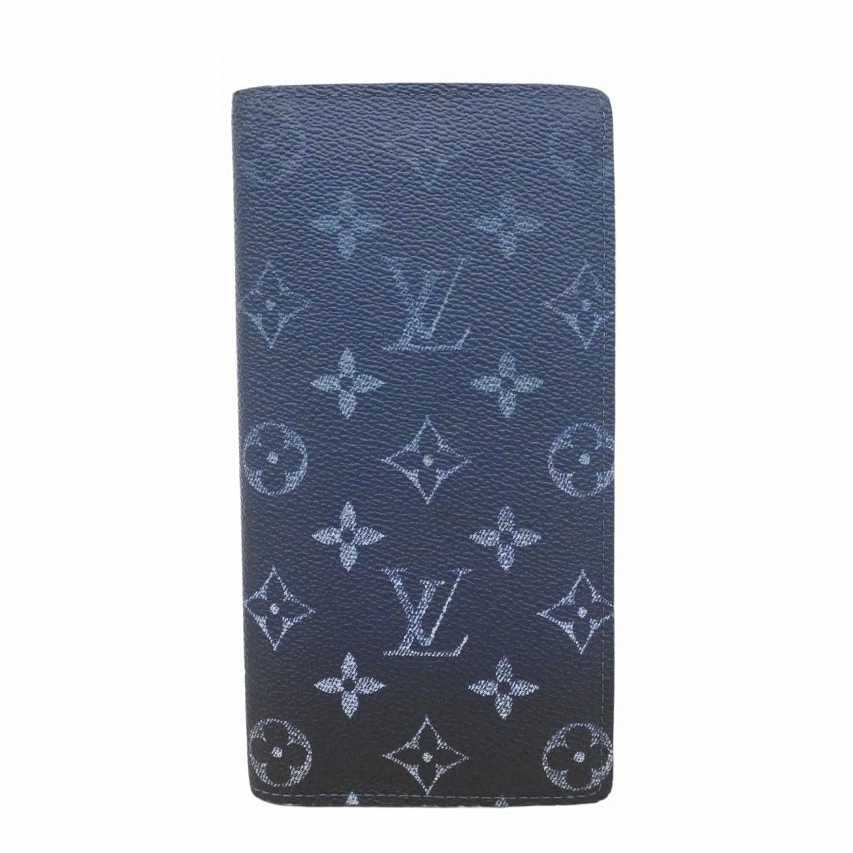 Louis Vuitton Wallet Monogram Gradient Portefeuille Brazza NM Navy
