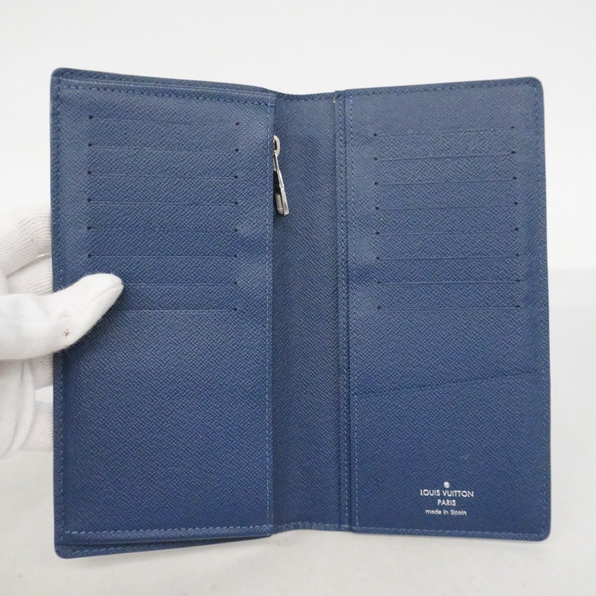 Louis Vuitton Wallet Monogram Gradient Portefeuille Brazza NM Navy — view 3