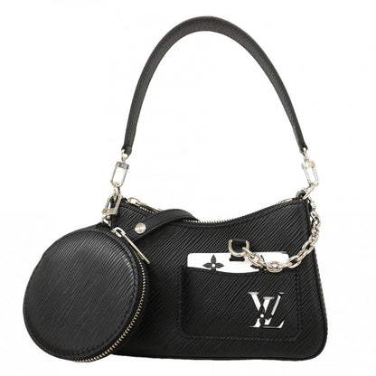Louis Vuitton Handbag Epi Marais Rini Noir 2-Way