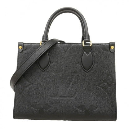Louis Vuitton Handbag Monogram Empreinte On The Go PM Noir 2-Way