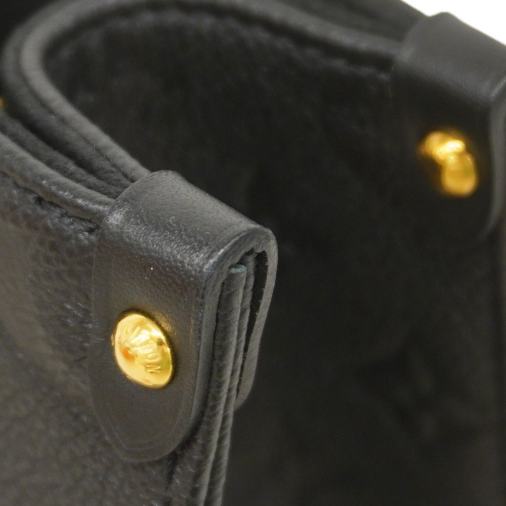 Louis Vuitton Handbag Monogram Empreinte On The Go PM Noir 2-Way — view 7