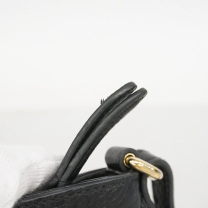 Gucci Shoulder Bag Guccissima Leather Black Champagne Gold — view 7