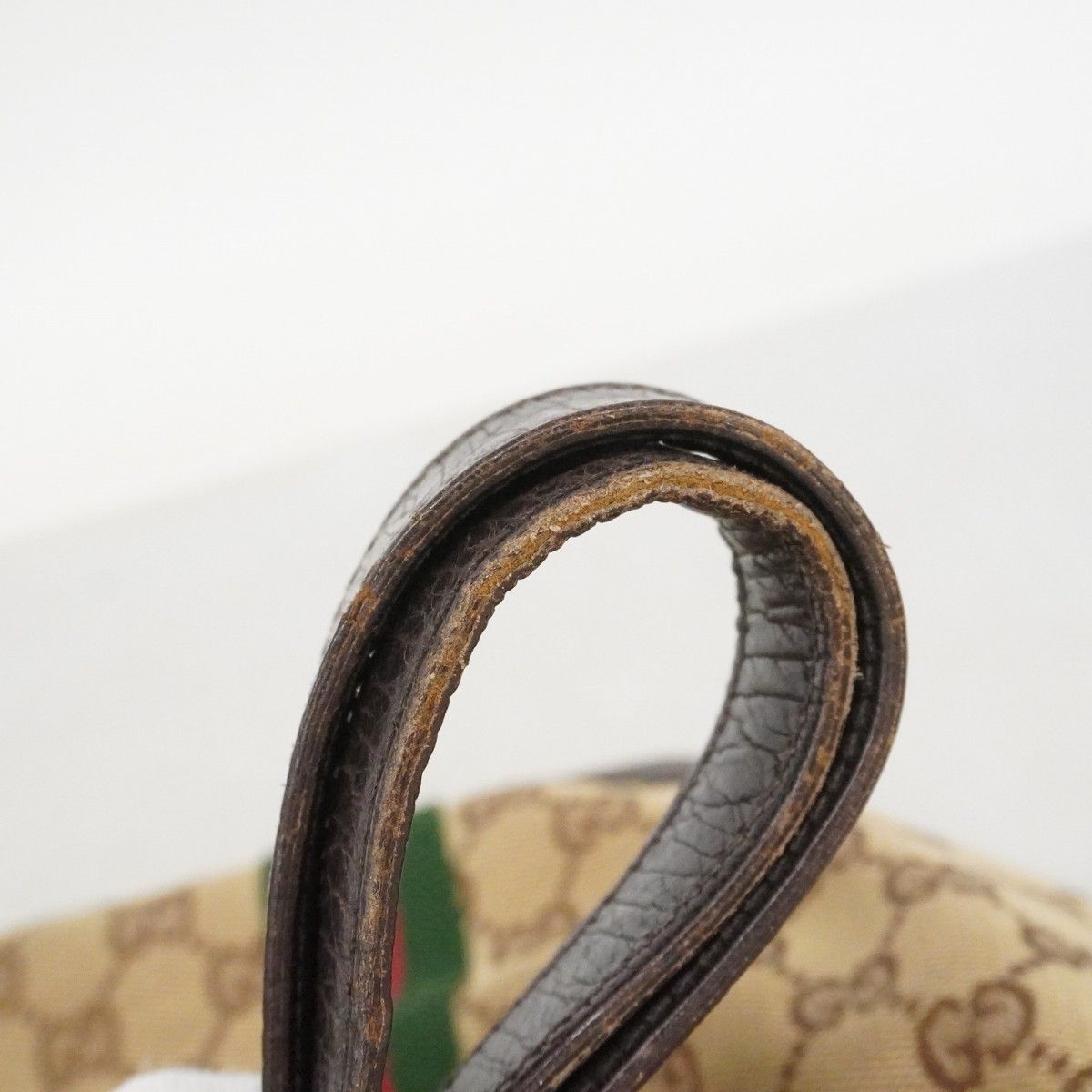 Gucci Tote GG Canvas Sherry Line Beige Gold — view 6