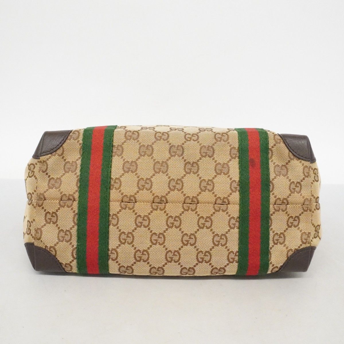 Gucci Tote GG Canvas Sherry Line Beige Gold — view 3