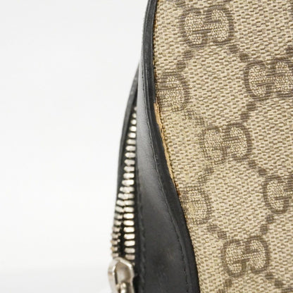 Gucci Business Bag GG Supreme Sherry Line Brown Black Silver 2-Way — view 9