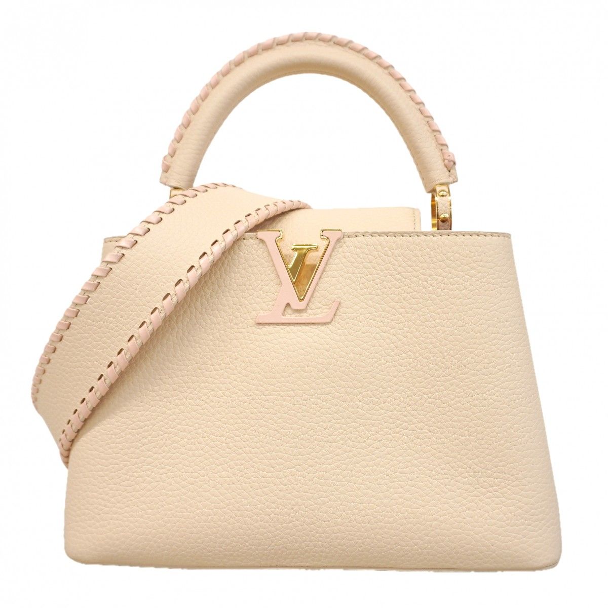 Louis Vuitton Handbag Capucines BB Cream 2-Way