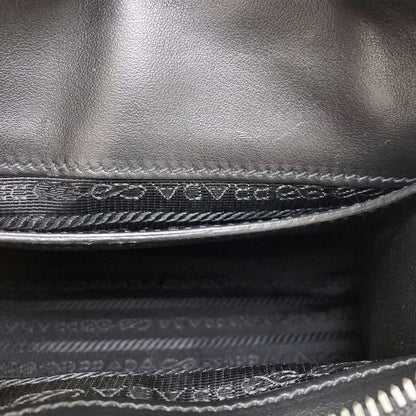 Prada Triangle 2-Way Handbag Saffiano — view 9