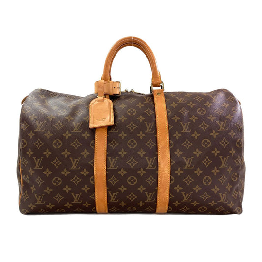 Louis Vuitton Keepall 50 Boston Bag Monogram Canvas