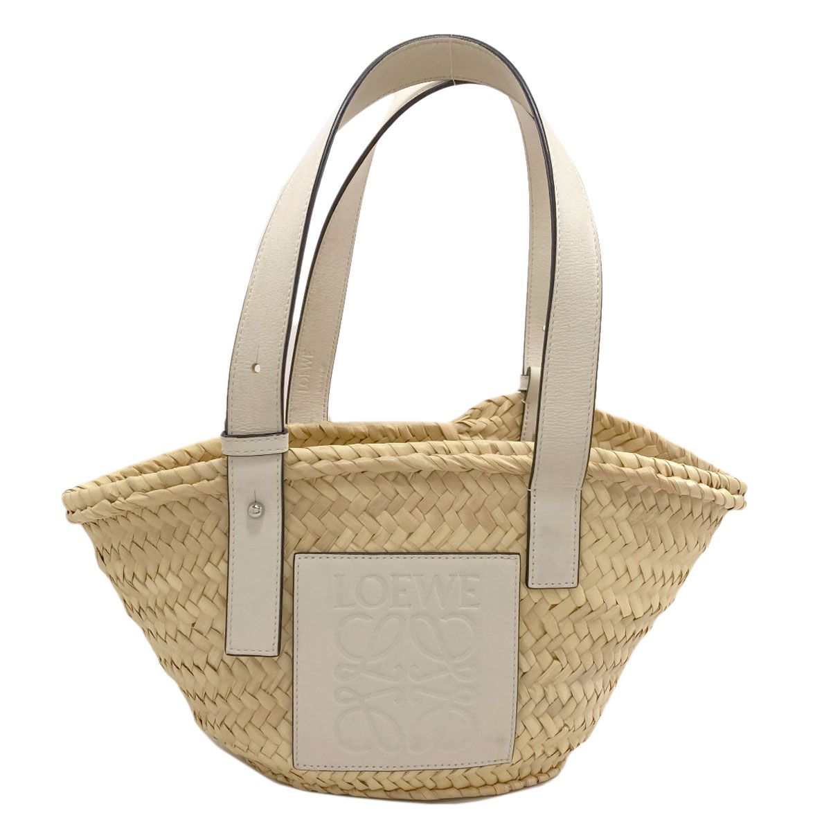 Loewe Basket Small Tote Raffia