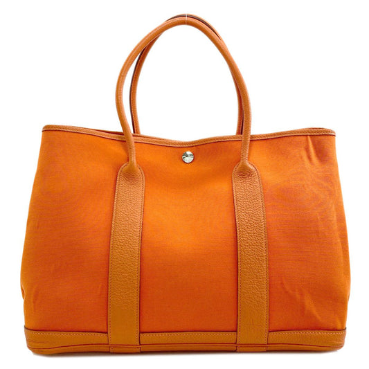 Hermes Garden Party PM Silver Handbag Toile