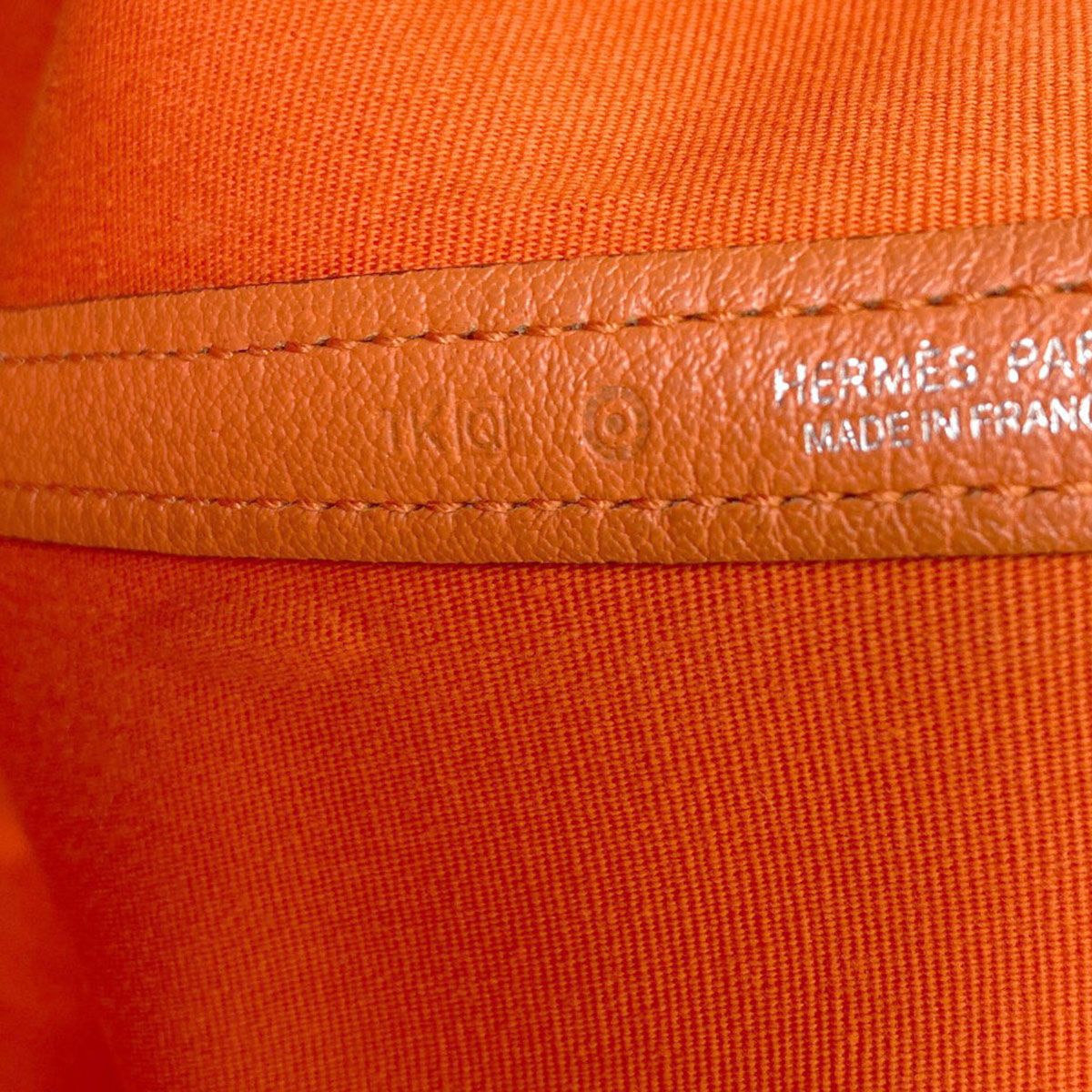Hermes Garden Party PM Silver Handbag Toile — view 7