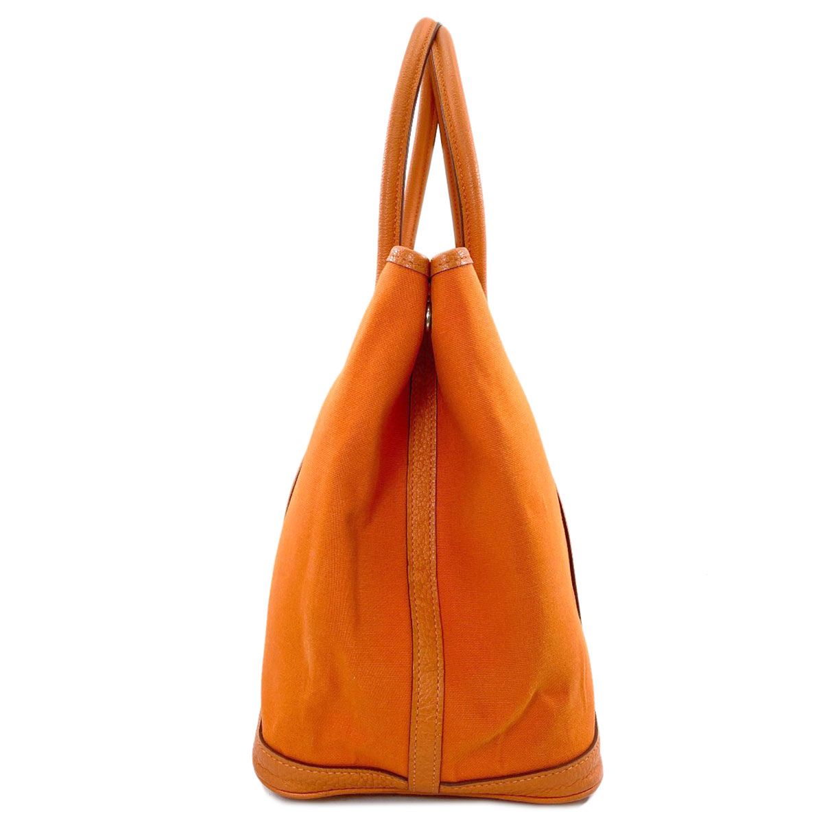 Hermes Garden Party PM Silver Handbag Toile — view 3