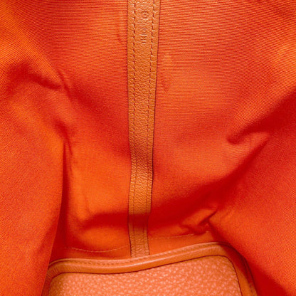 Hermes Garden Party PM Silver Handbag Toile — view 8