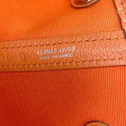 Hermes Garden Party PM Silver Handbag Toile — view 6