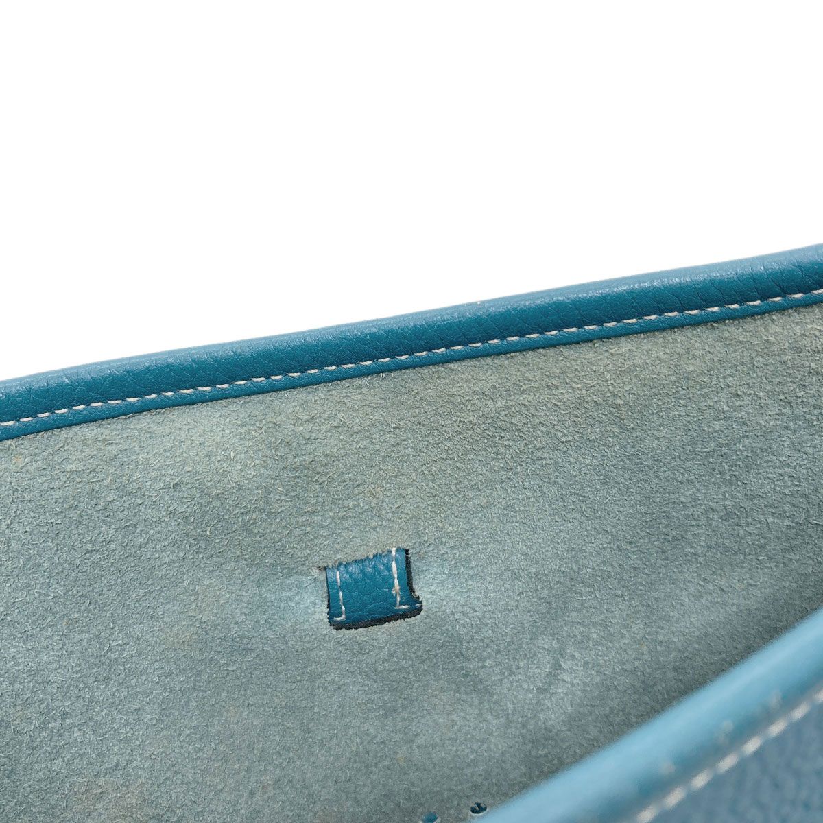 Hermes Evelyne 3 PM Blue Jean Silver Shoulder Bag Taurillon — view 8
