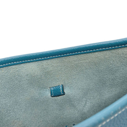 Hermes Evelyne 3 PM Blue Jean Silver Shoulder Bag Taurillon — view 8