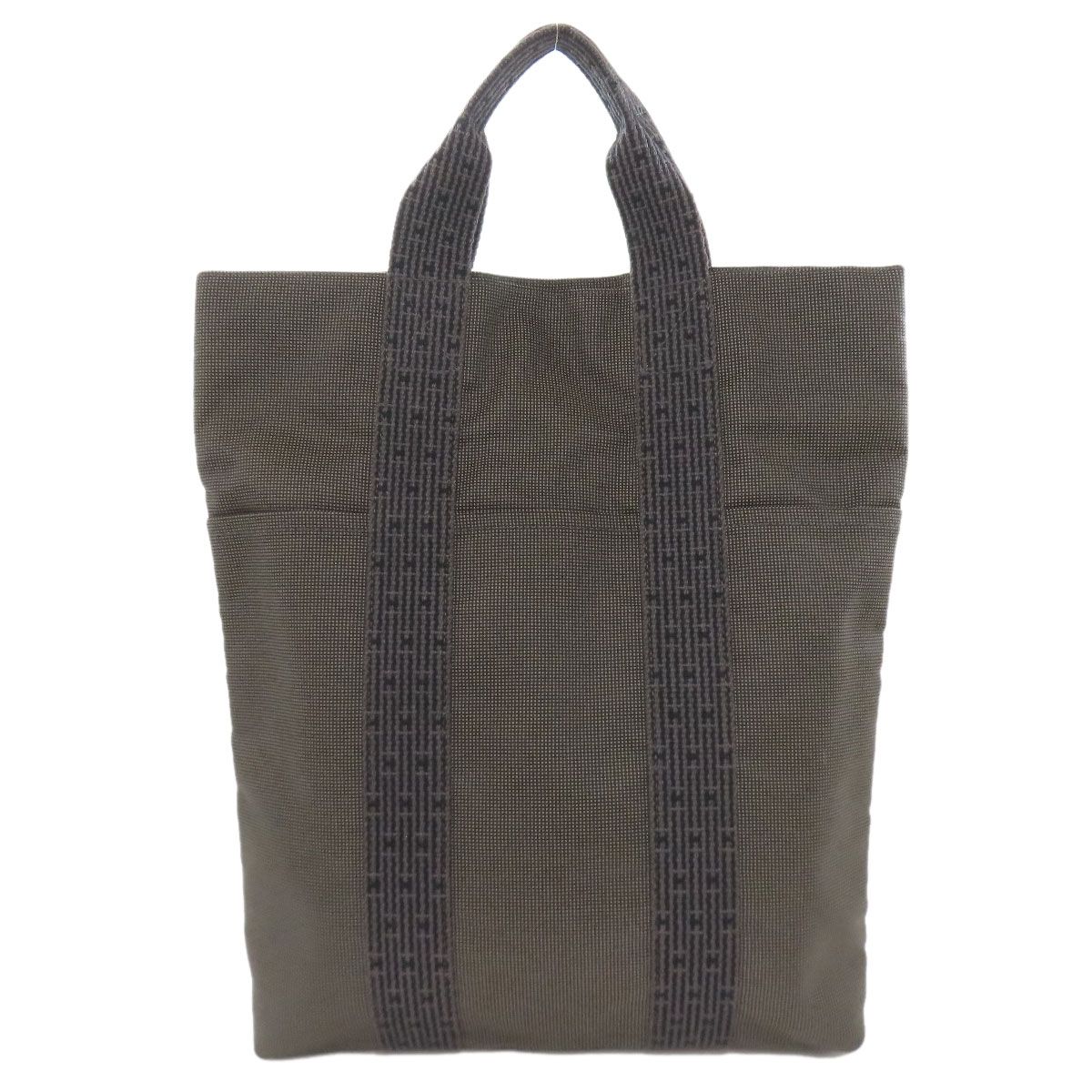 Hermes Her Line Cabas Tote Canvas