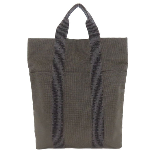Hermes Her Line Cabas Tote Canvas