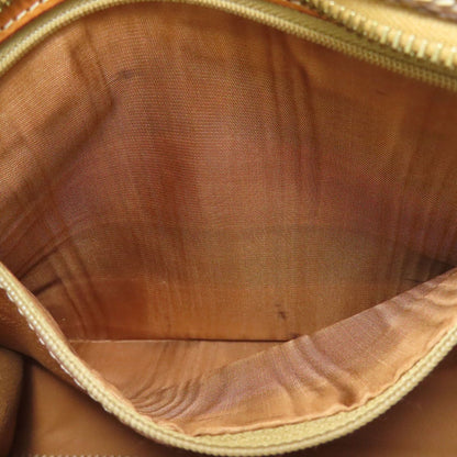 Celine Macadam Handbag Brown — view 8