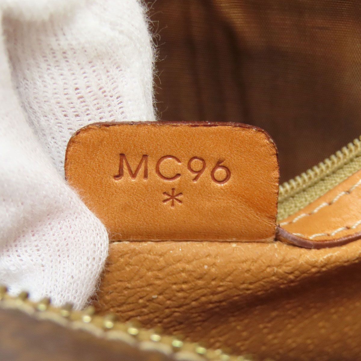 Celine Macadam Handbag Brown — view 7