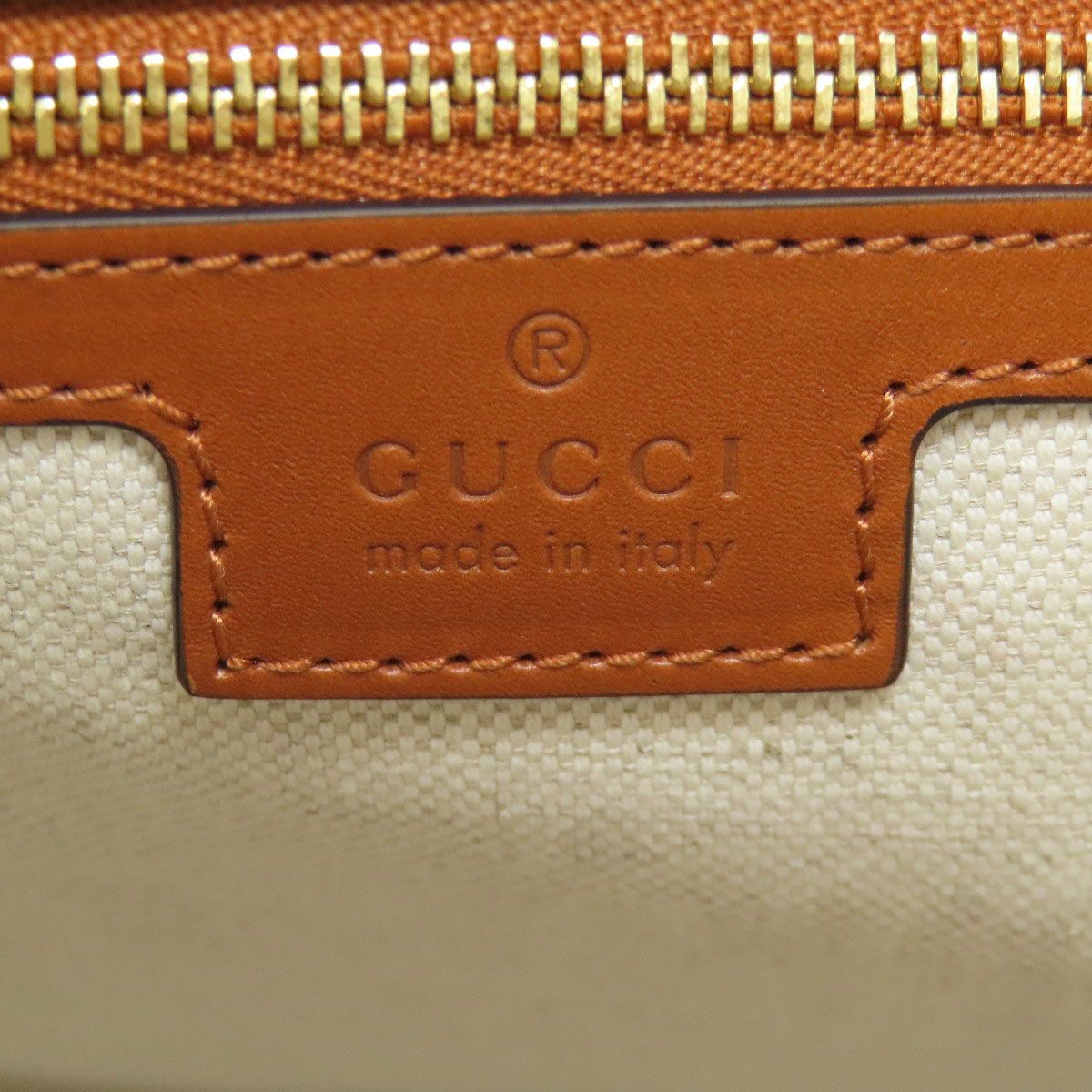 Gucci Interlocking 2-Way Tote Canvas Leather — view 6