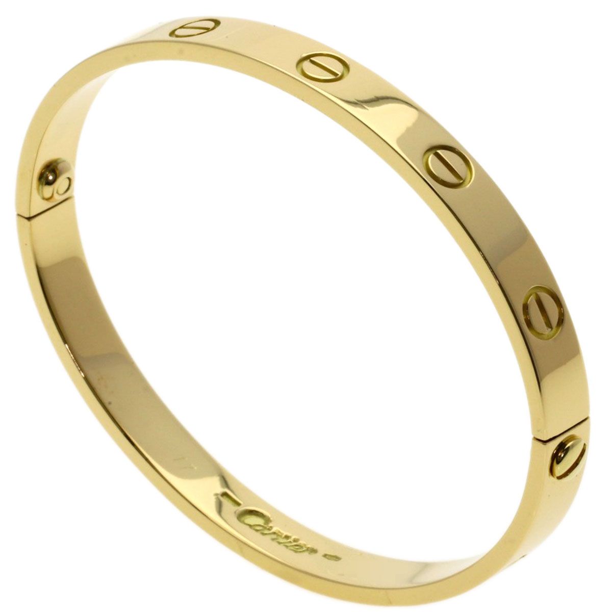 Cartier Love Bracelet Driver 17 18k Yellow Gold — view 2