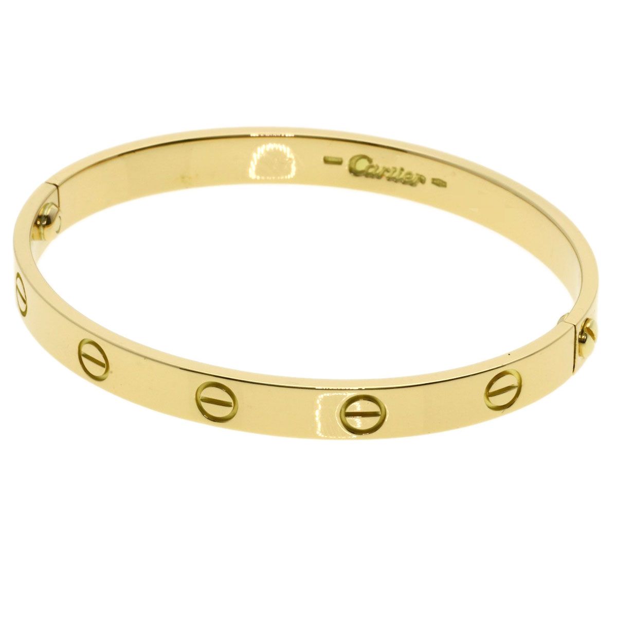 Cartier Love Bracelet Driver 17 18k Yellow Gold