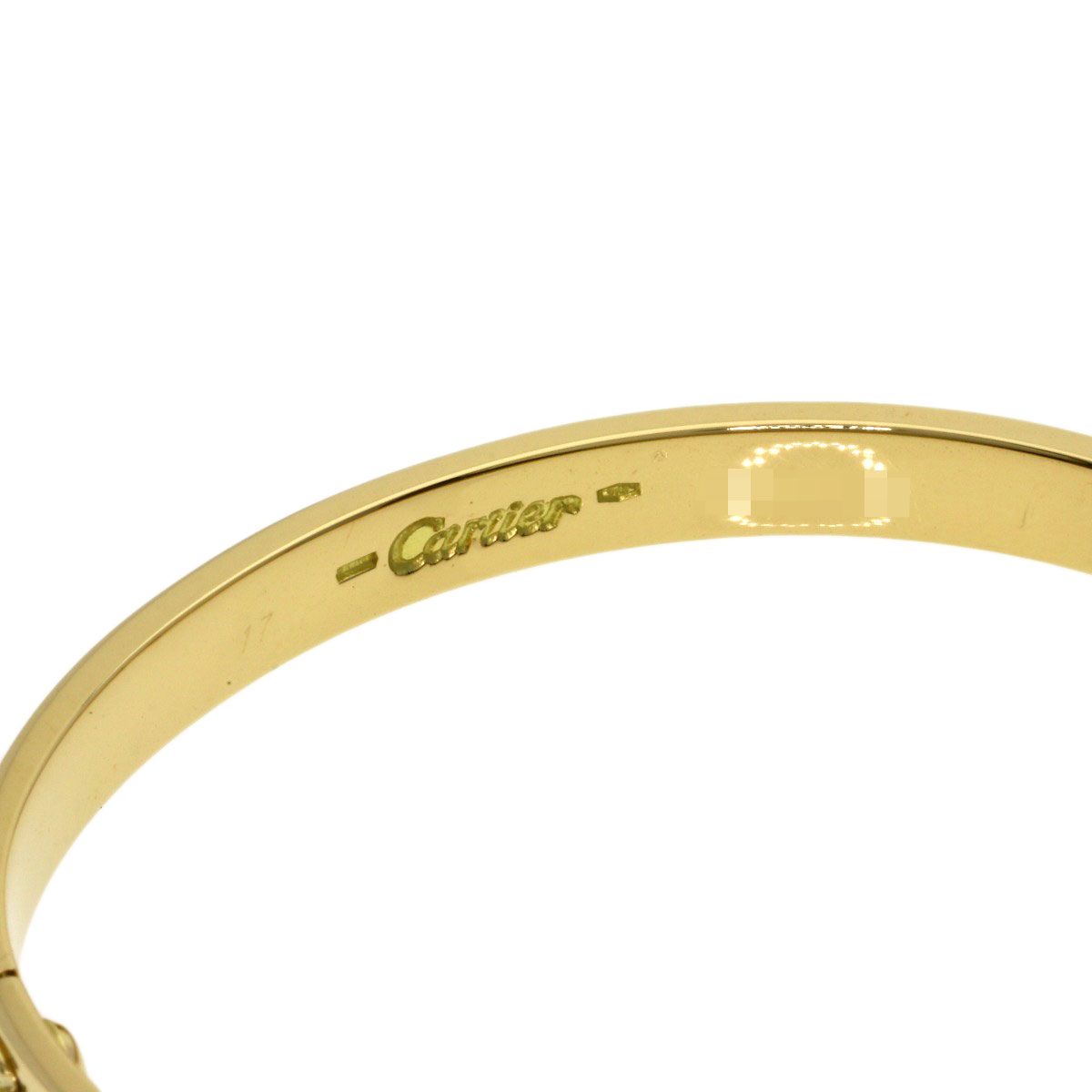 Cartier Love Bracelet Driver 17 18k Yellow Gold — view 4