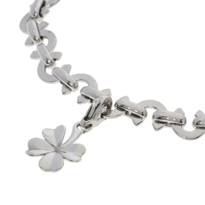 Chanel Coco C Logo Clover Charm Bracelet 18k White Gold — view 2