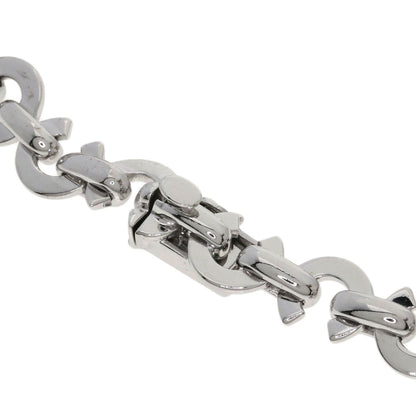 Chanel Coco C Logo Clover Charm Bracelet 18k White Gold — view 4