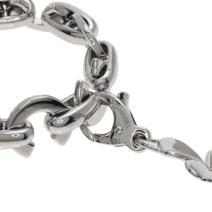 Chanel Coco C Logo Clover Charm Bracelet 18k White Gold — view 6
